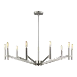 Brushed Nickel LED Bulb(s) Included