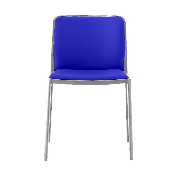 Trevira Blue,Polished Aluminum