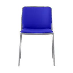 Trevira Blue,Polished Aluminum