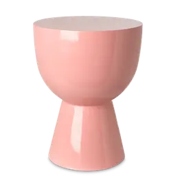 Light pink Lacquered polyester