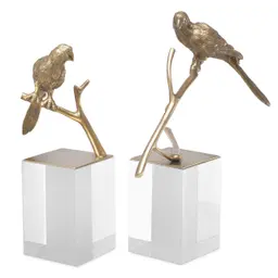 vintage brass | clear acrylic base