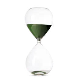 Dark green Glass with sand