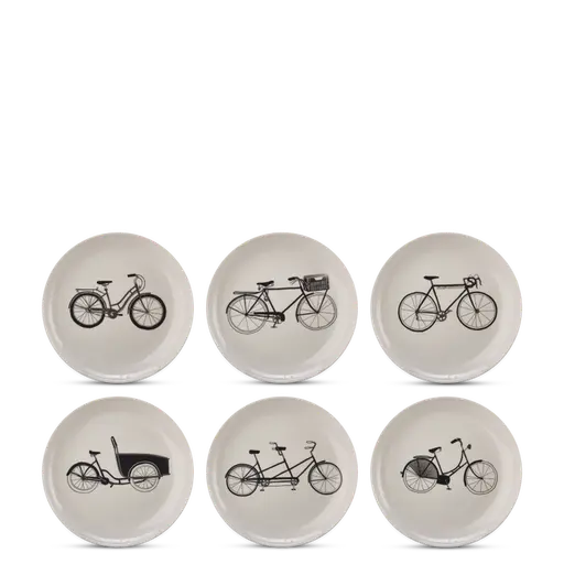 Купить Тарелка Bikes Side Plates в интернет-магазине roooms.ru