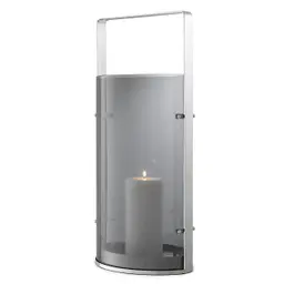 nickel finish | smoke glass L