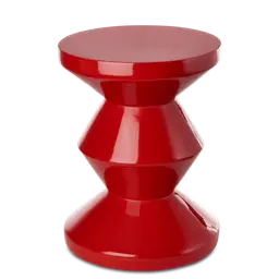 Rust red Lacquered polyester