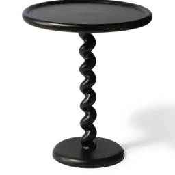 Black Powder coated cast aluminium