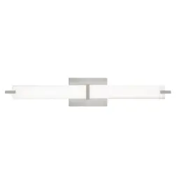 Chrome White Glass LED 90 CRI 2700K 120V