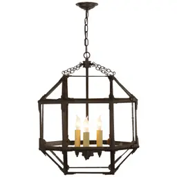 Antique Zinc Clear Glass