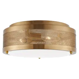 Satin Brass LED Bulb(s) Included