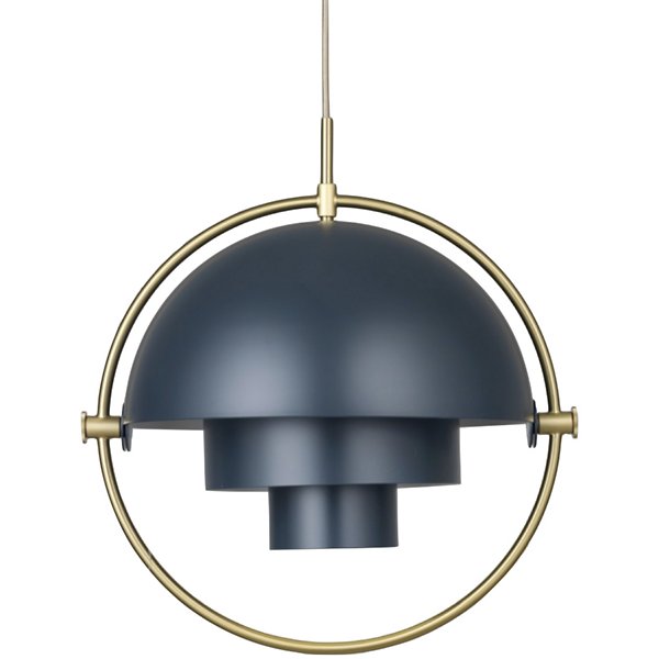 Charcoal Black with Brass, Glass