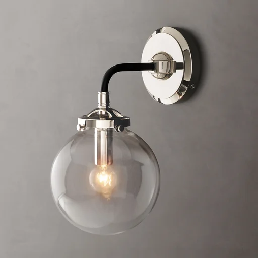 Купить Бра Bistro Globe Clear Glass Sconce в интернет-магазине roooms.ru