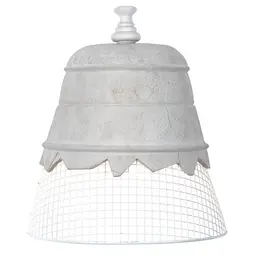  2700 (Warm), Wire Mesh, 1 (Not Included),White