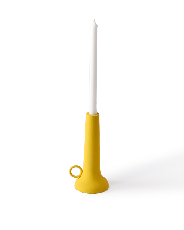 Yellow Powder coated iron