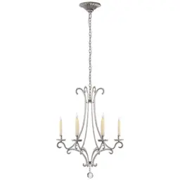 Burnished Silver Leaf Crystal
