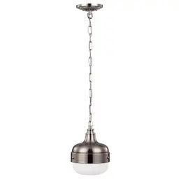 Polished Nickel / Brushed Steel