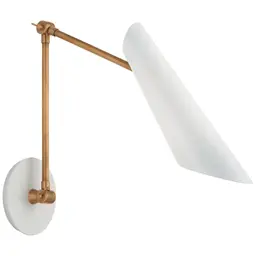 Hand-Rubbed Antique Brass White