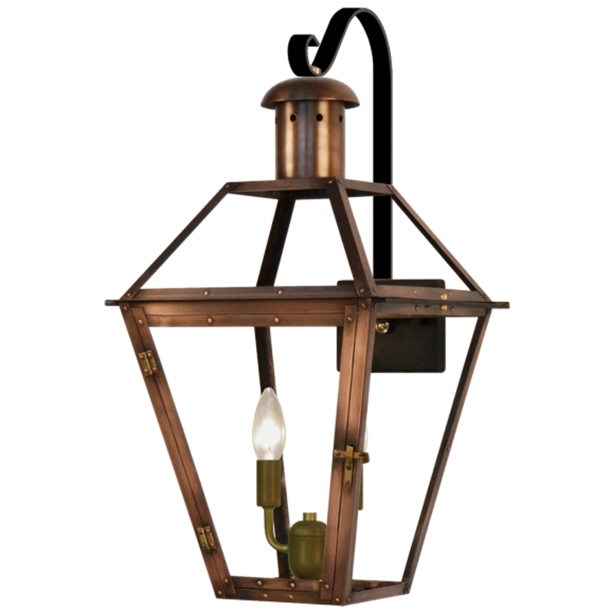Купить Уличное бра Georgetown 22" Farmhouse Hook Wall Lantern в интернет-магазине roooms.ru