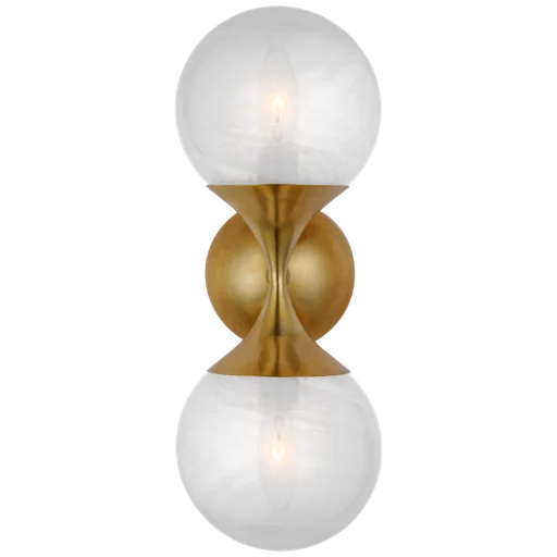 Купить Бра Cristol Small Double Sconce в интернет-магазине roooms.ru