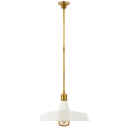 Hand-Rubbed Antique Brass White