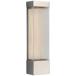 Polished Nickel Clear Glass Rods
