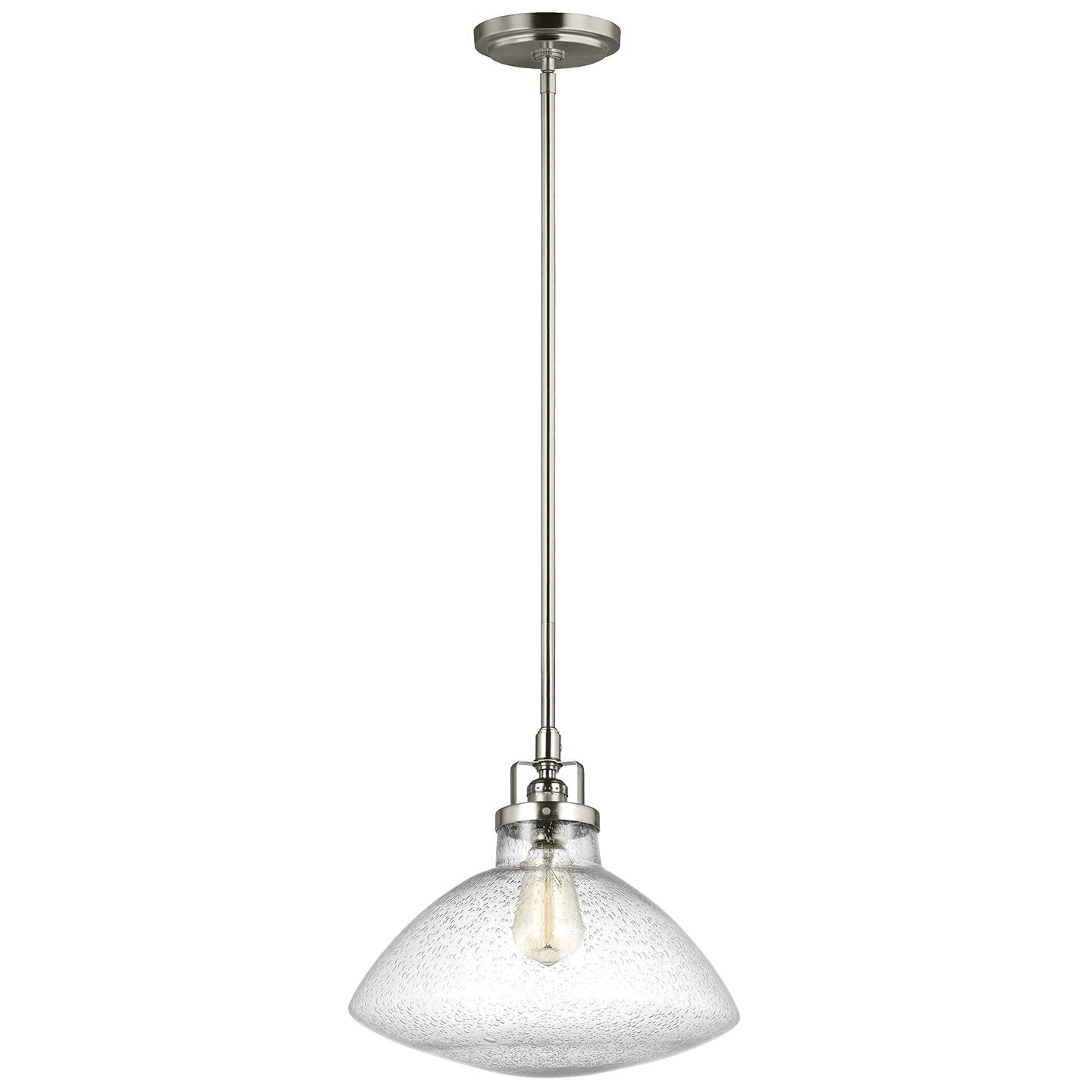 Brushed Nickel LED Bulb(s) Included