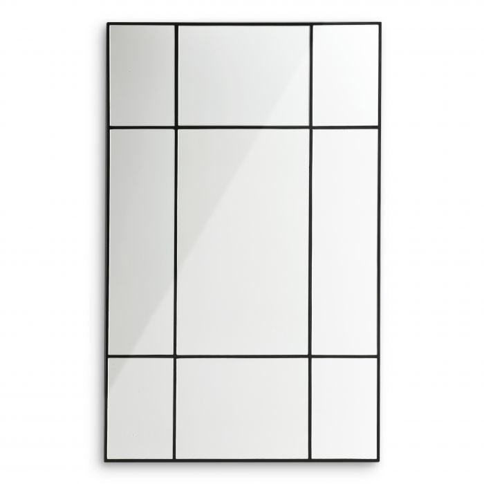 black finish | mirror glass