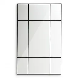 black finish | mirror glass