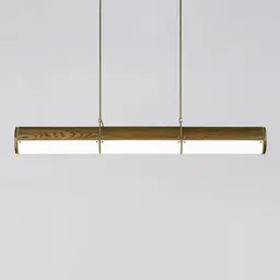 3 Units / 56 in L / Brushed brass