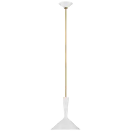 Hand-Rubbed Antique Brass Matte White