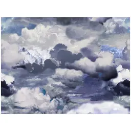 9 ft 8 in x 13 ft,Blue,Wool,Portrait