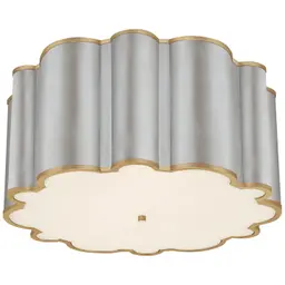 Burnished Silver Leaf with Gild Frosted Acrylic