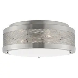 Brushed Nickel LED Bulb(s) Included