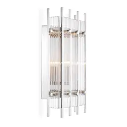 nickel finish | clear glass S