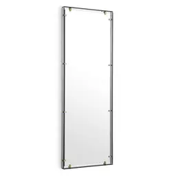 smoke glass | antique brass finish L