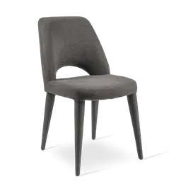 Light grey Metal frameUpholstered legs