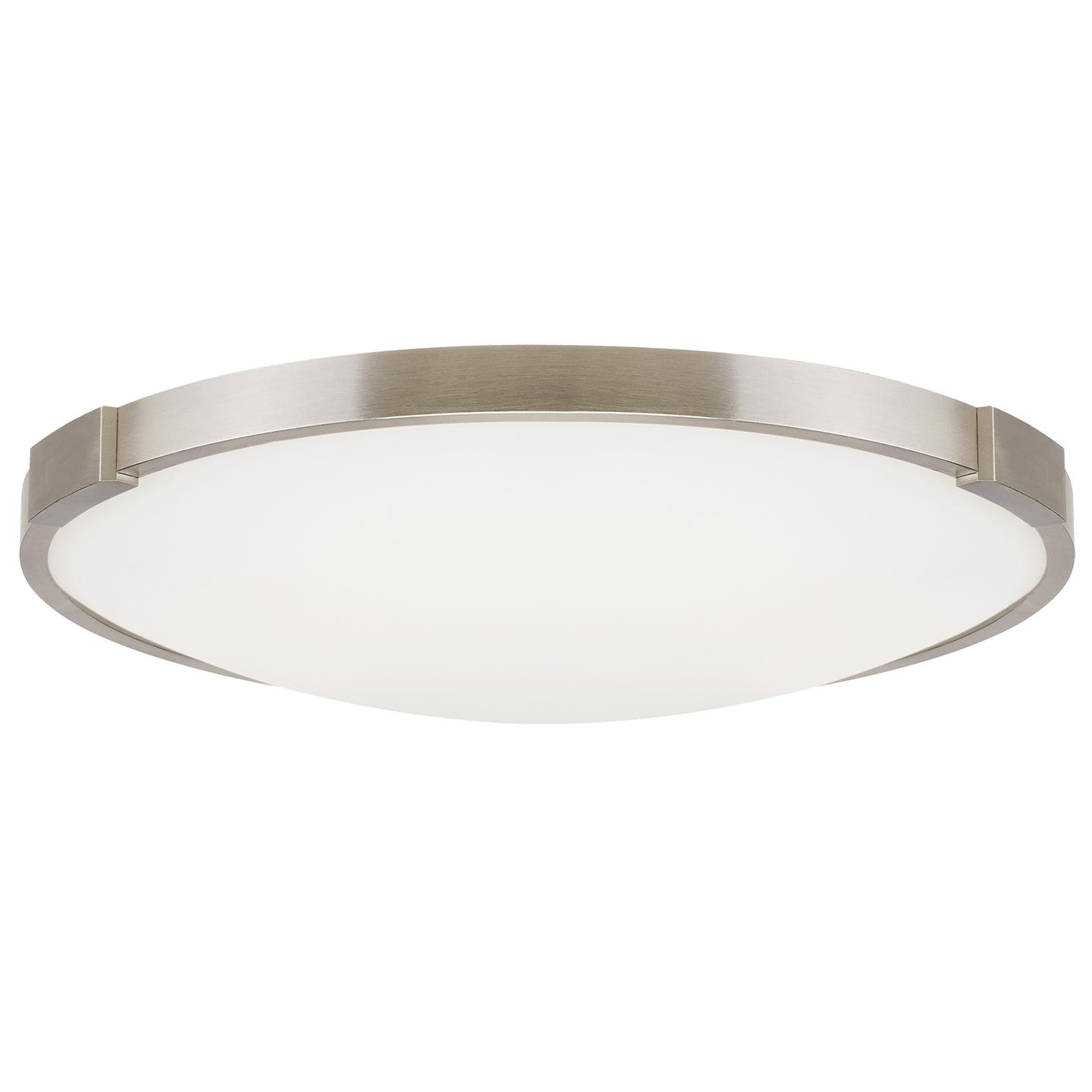 Satin Nickel 13" DIAMETER LED 90 CRI 3000K 120V