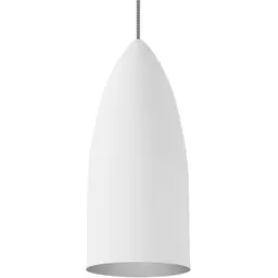 Rubberized White/Platinum Lamp Not Included