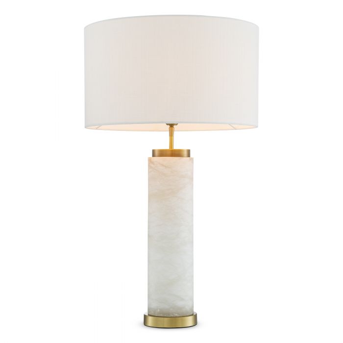 alabaster | antique brass finish