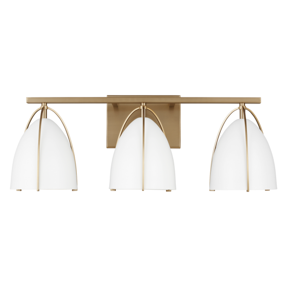 Satin Brass Bulb(s) Not Included