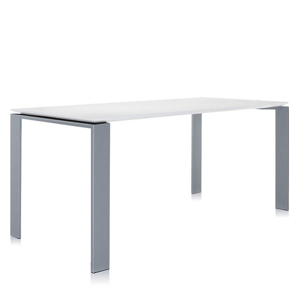 62 In,Aluminum,Soft Touch White