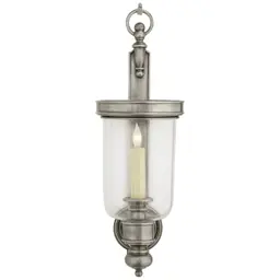 Antique Nickel Clear Glass