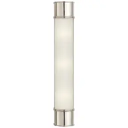 Polished Nickel Frosted Glass