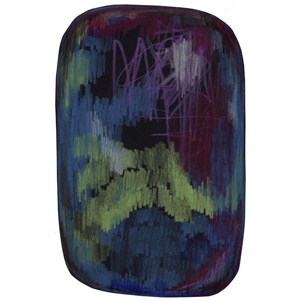 Купить Коврик Scribble Black/Green/Blue Rug в интернет-магазине roooms.ru