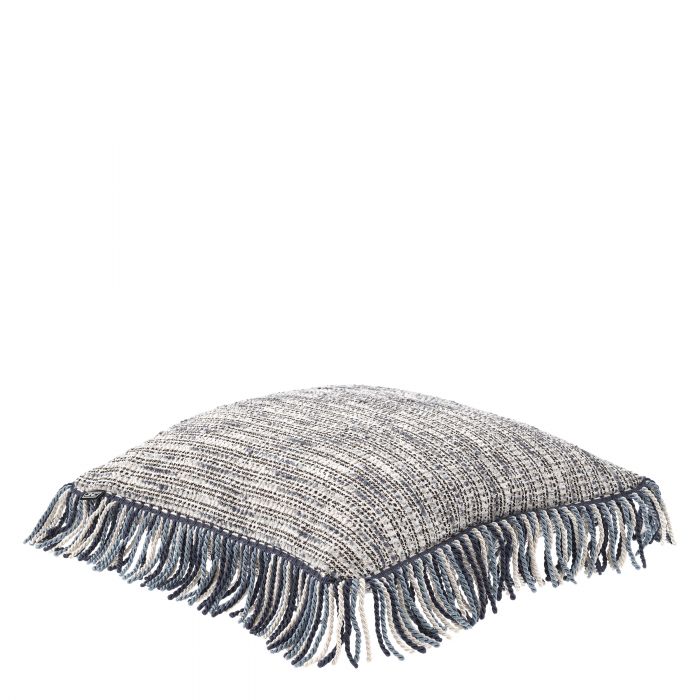 mademoiselle blue | blue fringe S square