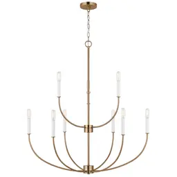 Satin Brass LED Bulb(s) Included