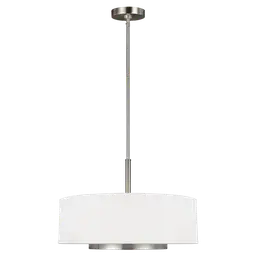 Brushed Nickel LED Bulb(s) Included