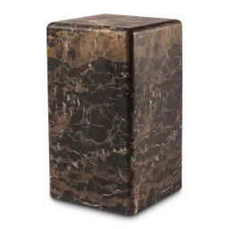 Dark brown MDFResin base artificial marble