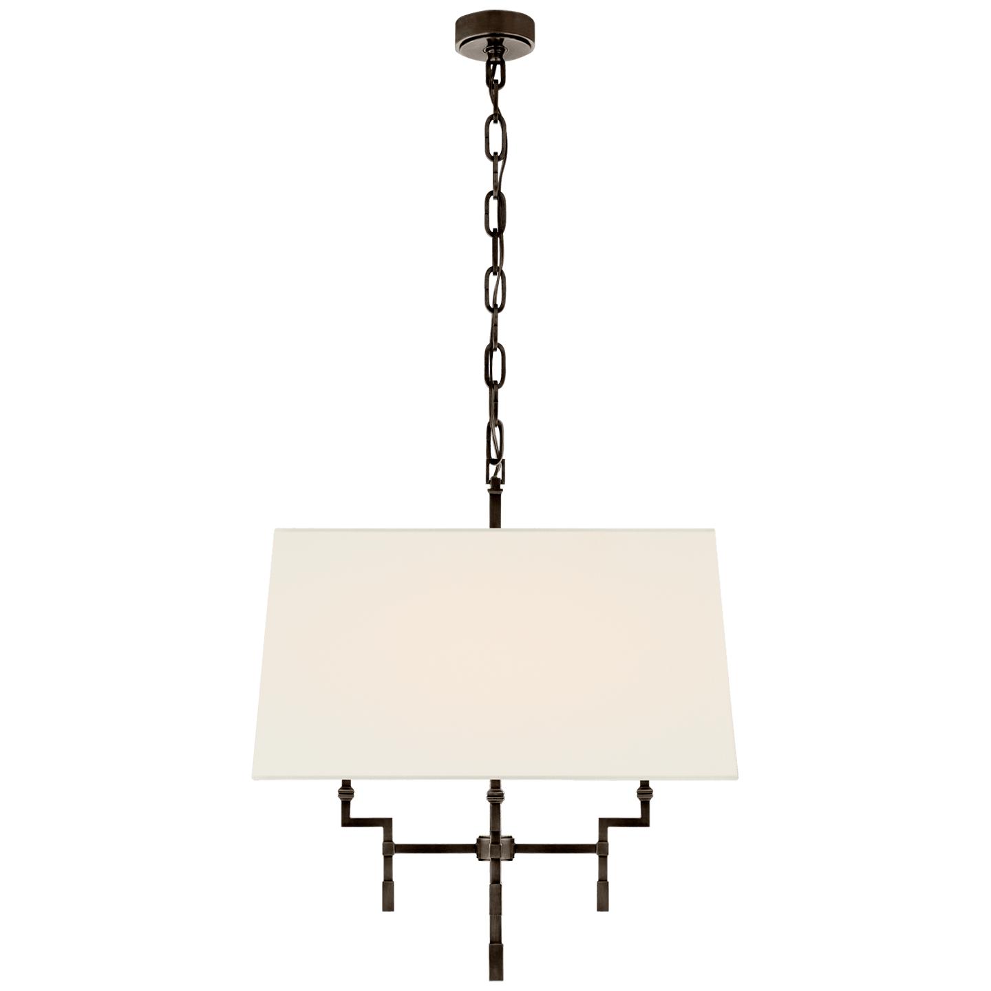 Gun Metal 22" x 24" x 11" Linen Square