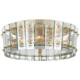 Hand-Rubbed Antique Brass Antique Mirror