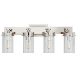 Polished Nickel Clear Glass
